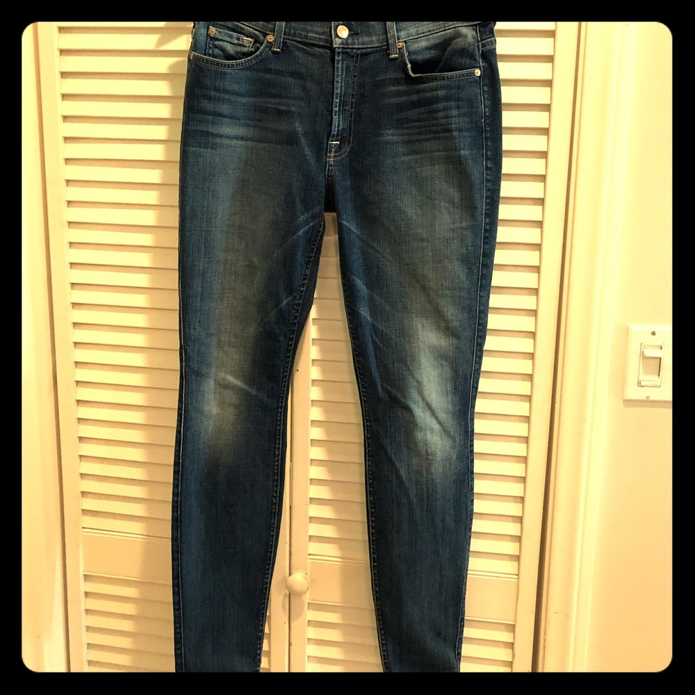 7 for All Mankind the high waisted skinny Sz 32